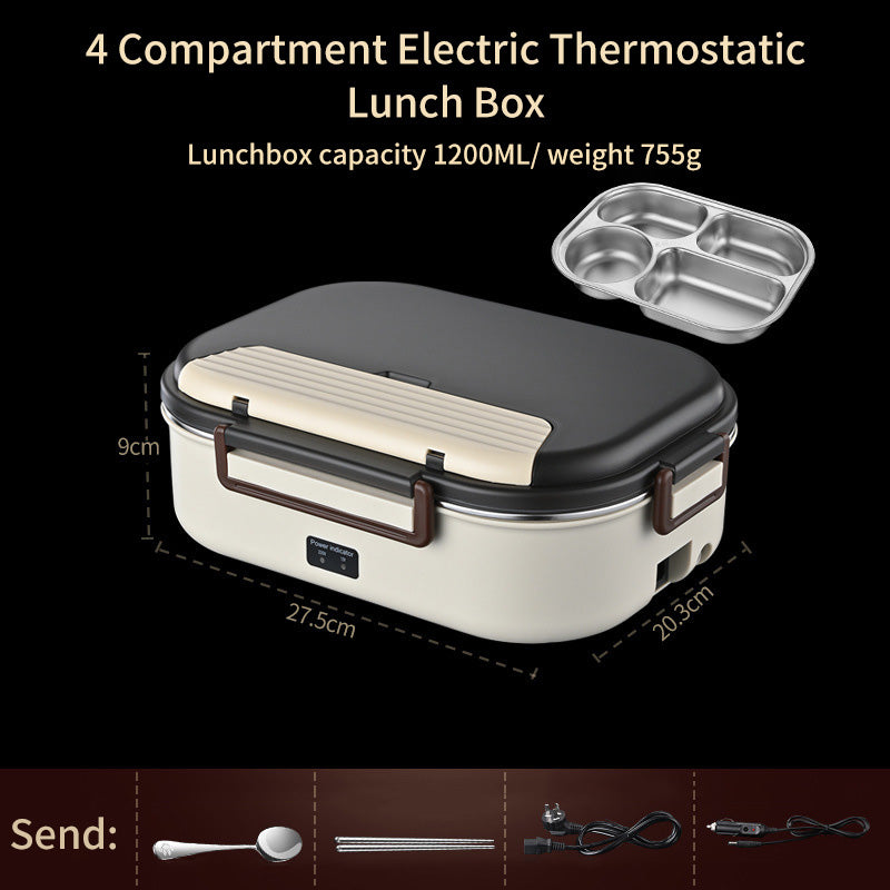 Electric Lunch Box Heating Constant Temperature Lunch Box Car Bento Box