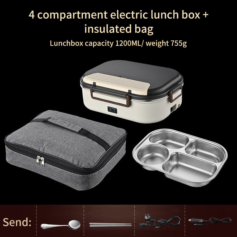 Electric Lunch Box Heating Constant Temperature Lunch Box Car Bento Box
