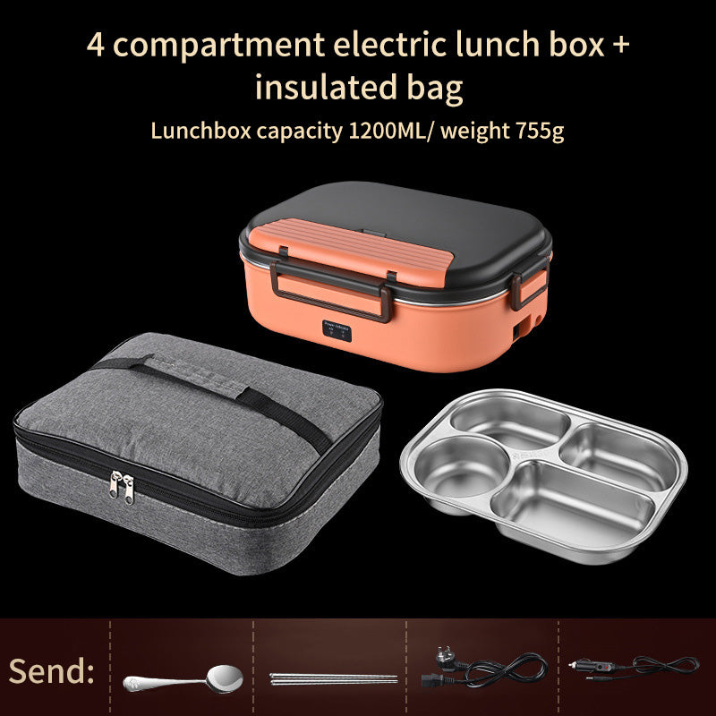 Electric Lunch Box Heating Constant Temperature Lunch Box Car Bento Box